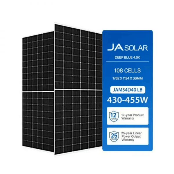 JAM54D40 LB JA 430-455W bifacial module solar panel 