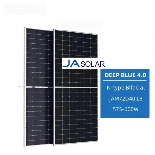 JAM72D40 LB JA bifacial module 575-600W solar panel 