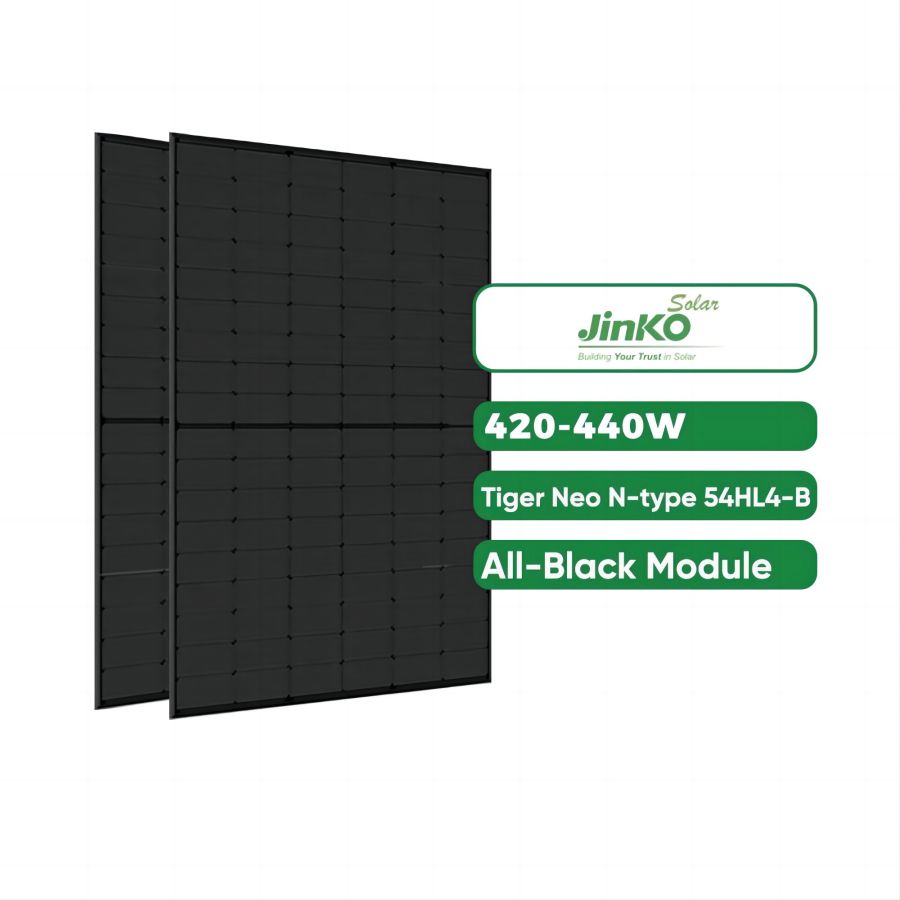 Jinko Tiger Neo W W W Full Black Solar Panel Eu Stock Best