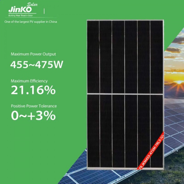 JKM455-475M-7RL3-TV Jinko mono-facial solar panel