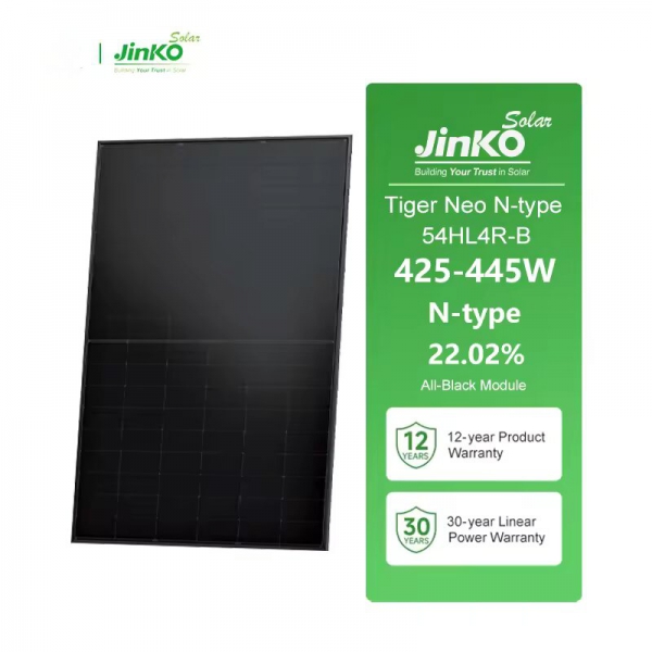 JKM54HL4R-B 425-445W all black solar panel