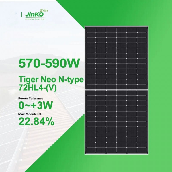  Jinko JKM570-590N-72HL4-V mono solar panel