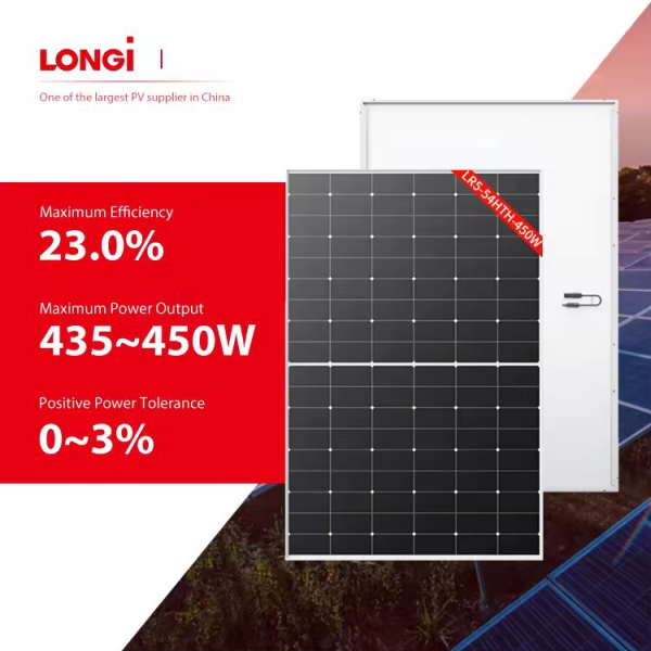 LR5-54HTH 435-450W Longi mono solar panel