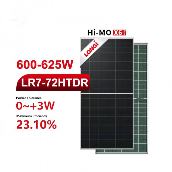 LR7-72HTDR 600-625M Longi bifacial solar panel