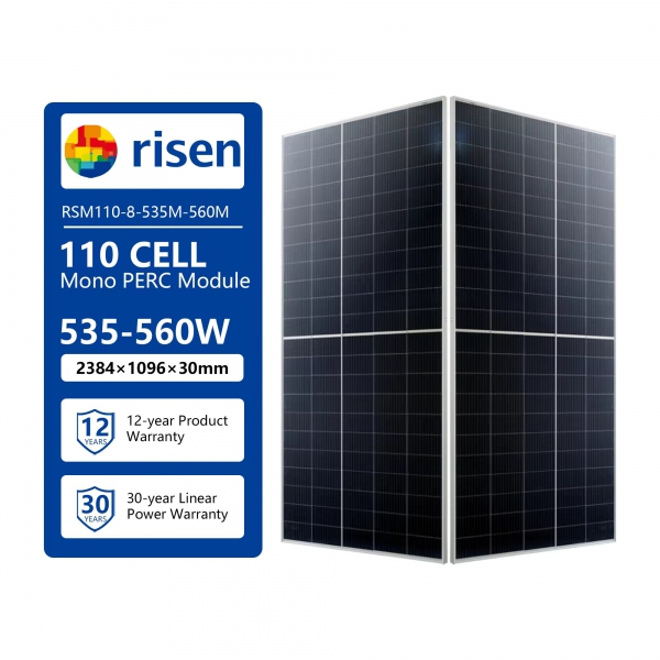 RSM110-8-535-560M risen solar panel 535W-560W