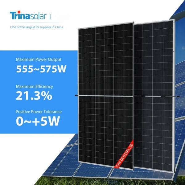 TSM-DEG19RC.20 Trina 555-575W bifacial solar panel